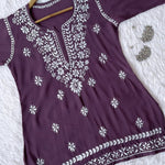 ShapewearPK Elegance Chikankari Modal Kurti (😍50% OFF😍)