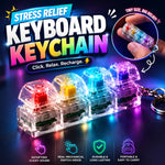 Keyboard Fidget Stress Relief Keychain