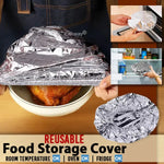 Reusable Aluminum Foil Food Wrap Covers (Pack Of 20 Pieces)