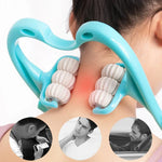 6 Wheel Pressure Point Neck Massager Relieve Neck, Back And Shoulder Pain